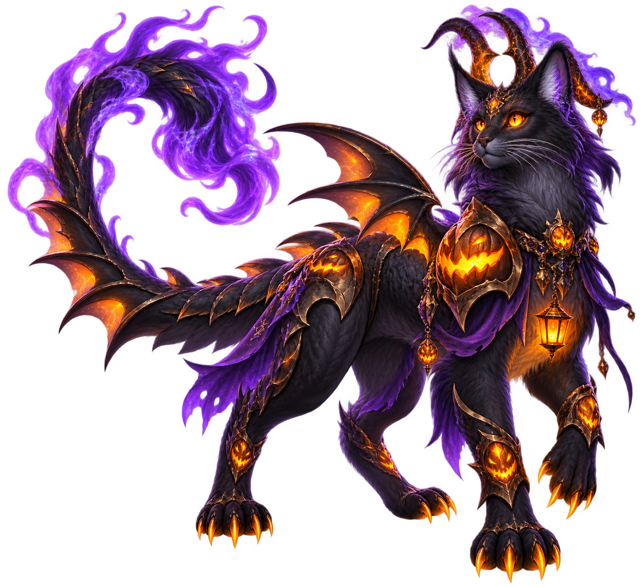 Lanternclaw, a spectral Halloween Chymera
